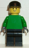 LEGO soc012 Soccer Player White/Black Team Goalie